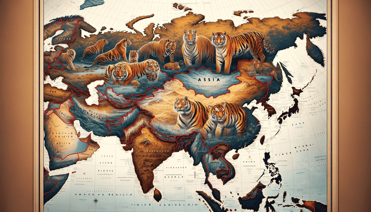 tiger population world map