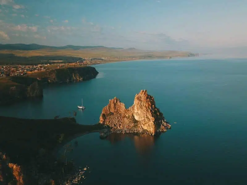 Lake Baikal. Olkhon Island in the summer 