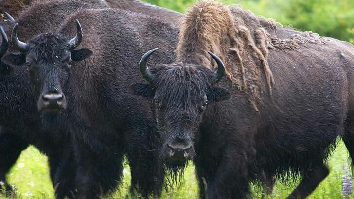 3 Bison on the Loose from Connecticut Ranch &ndash; Found