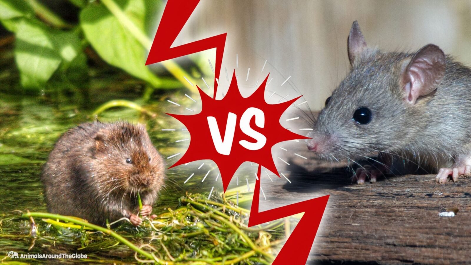 vole vs. mouse