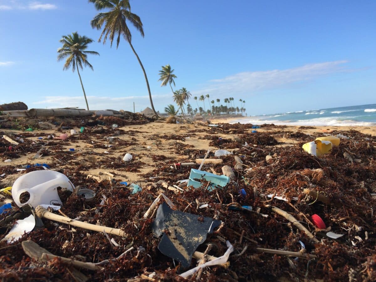 plastic waste ocean