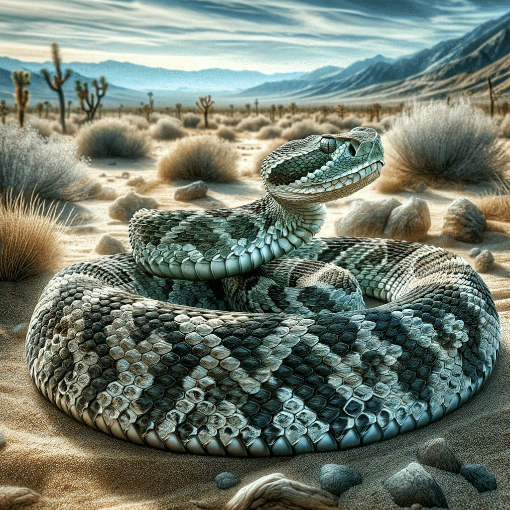 Mojave Rattlesnake in the desert