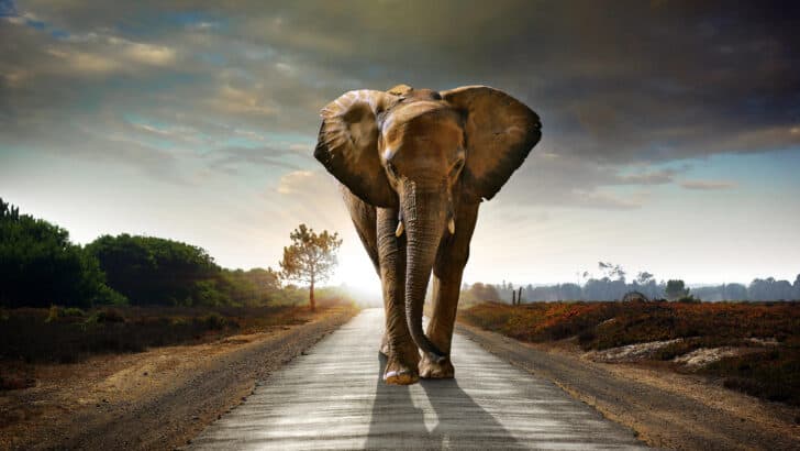 WATCH Elephant Picks Up Truck Full Of Tourists