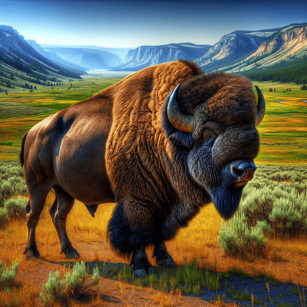 Biggest buffalo as graphic © Chris - Animals Around The Globe ®