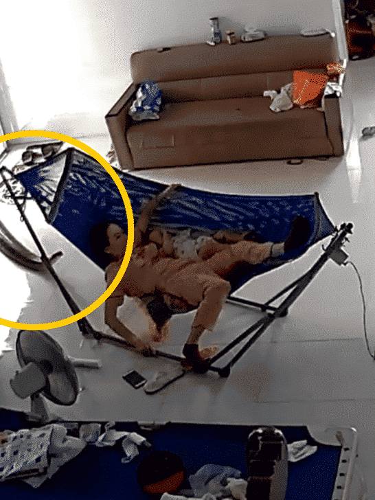 Snake Creeps Up on Unsuspecting Mother and Baby In Chilling Encounter