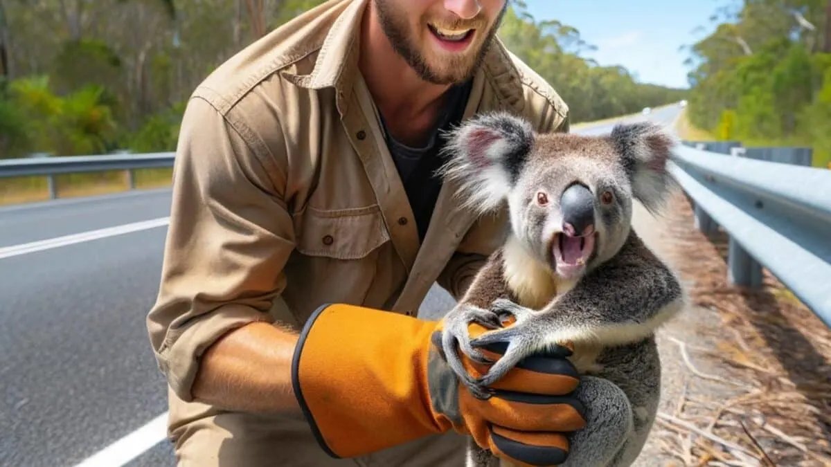 Koala Throws a Tantrum