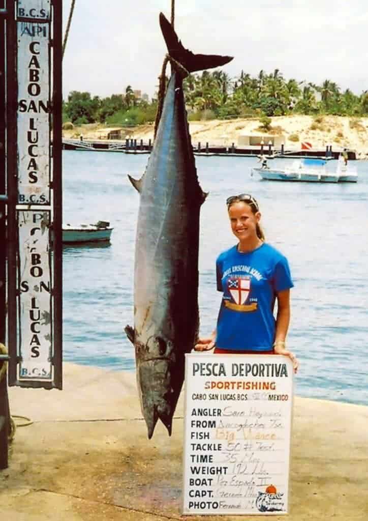 the record of the biggest wahoo fish ever caught