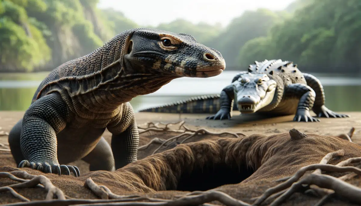 komodo dragon vs crocodile