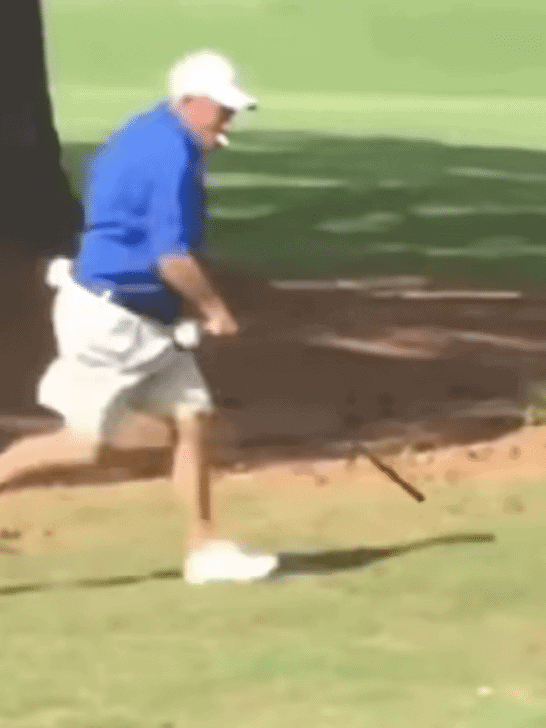 Squirrels Steals A Golfer’s Pack Of Cigarettes