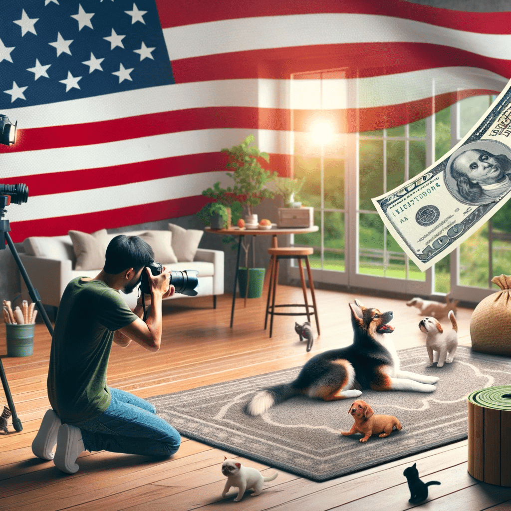 Earn for pet video, Illustration by Chris