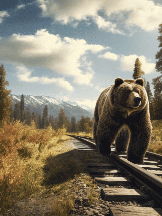 Watch: The Alarming Trend of Bears on Train Tracks