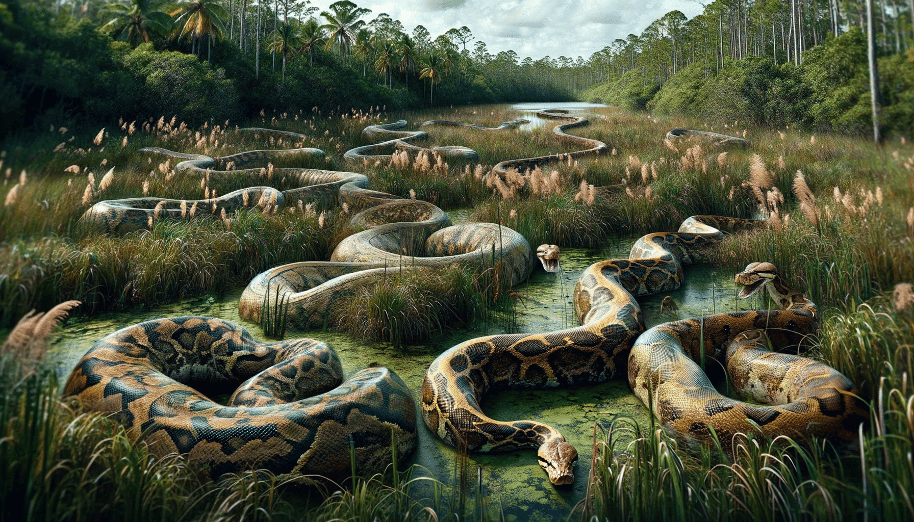 Invasive Species Alert: The Burmese Python in the Everglades - Animals ...