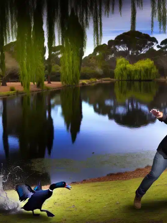 Man Goes Fishing With His Son Only To Be Attacked By A Duck