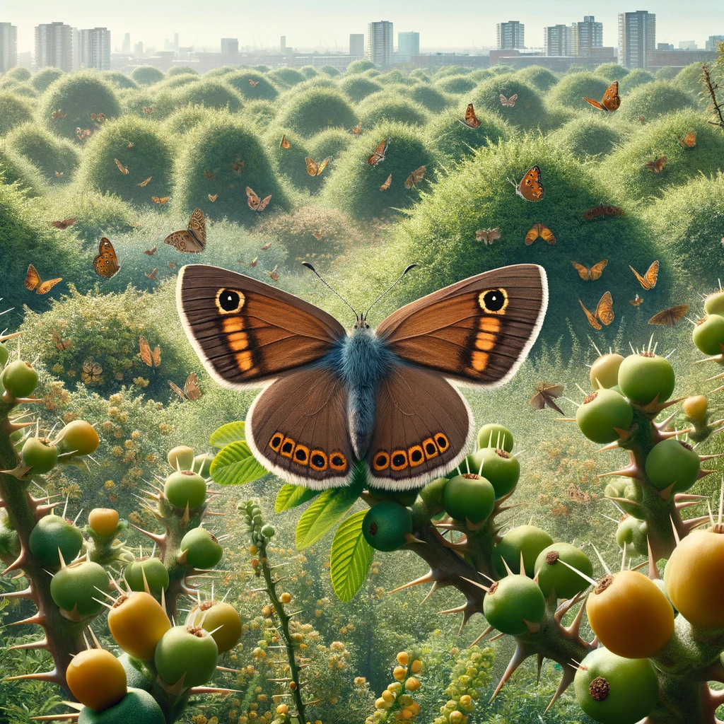 Brown Hairstreak butterfly