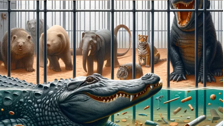 70 Coins Found in Zoo Aligator’s Stomach