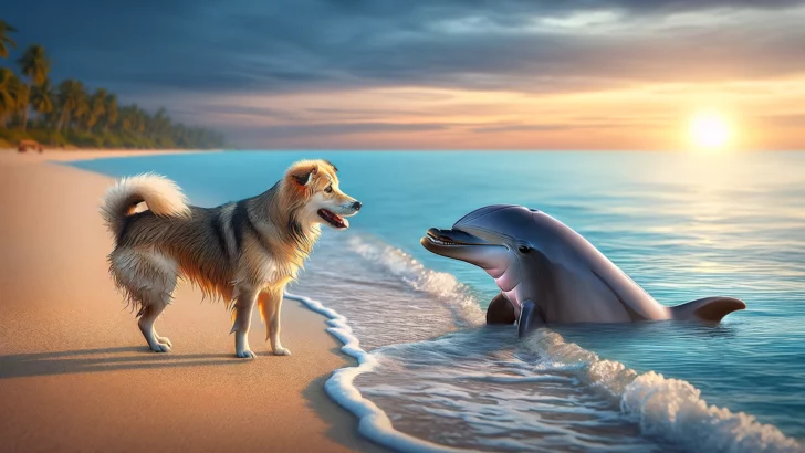 Dogs and Dolphins, An Unlikely Friendship Captured on Video