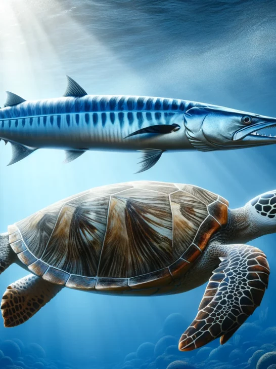 Watch: Barracuda and Turtle Friends of The Deep