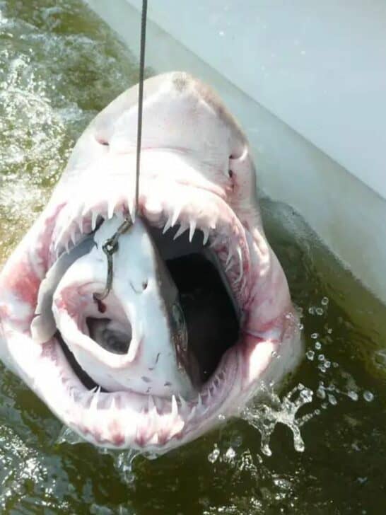 Fisherman’s Shocking Experience – Caught a Shark Inside a Shark