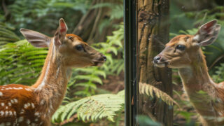 deer mirror