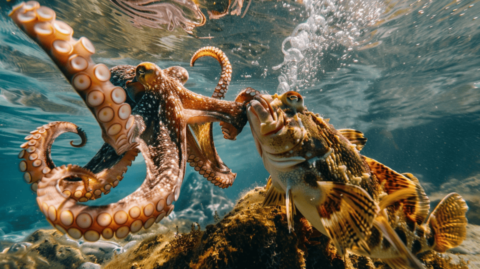 Do Octopuses Punch Fish For No Reason? - Animals Around The Globe
