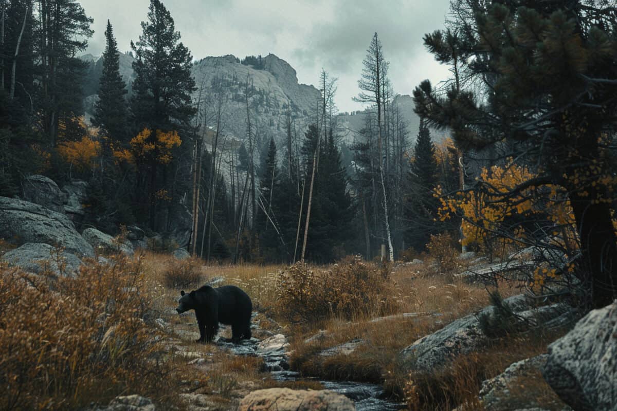 Black bear by Chris Weber with MidJourney