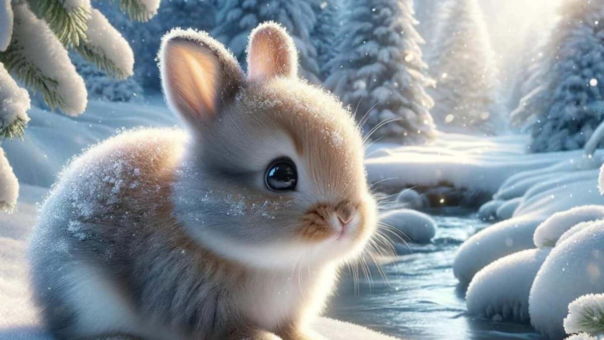 Bunny in Snow