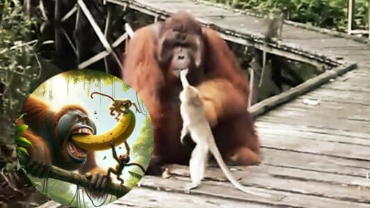 Watch: Why You Shouldn&rsquo;t Steal a Banana from an Orangutan