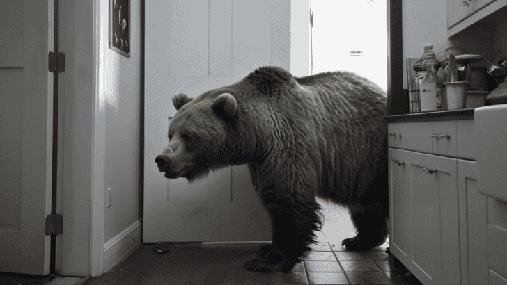 Massive 300-Pound Bear Surprises Sierra Madre Man In His Kitchen