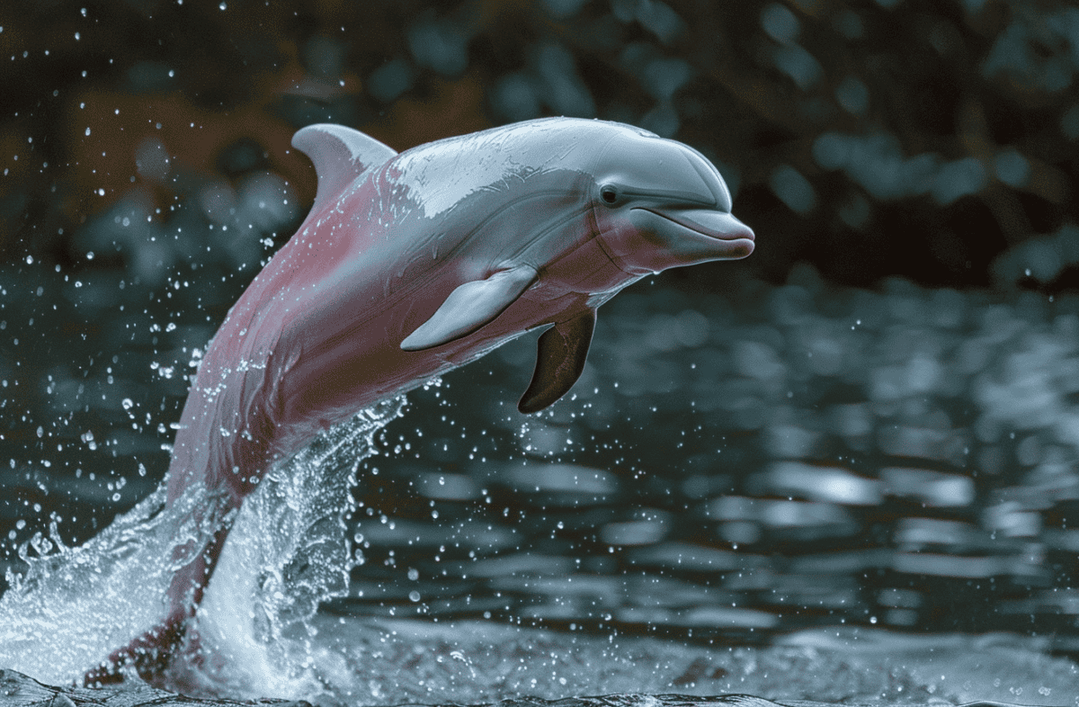 Pink Beluga Dolphin