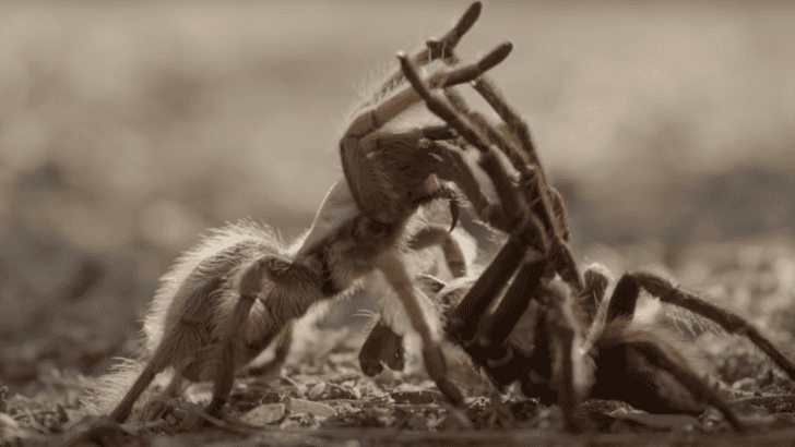 Desert Tarantula Risks Death to Mate
