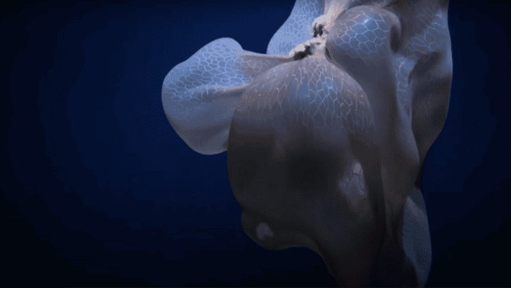 This Jellyfish Shape Shifts in the Ocean Depths