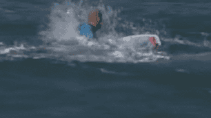 Surfer Fights Off A Massive Shark Mid-Competition