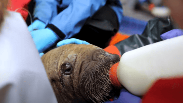 Walrus Calf Named ‘Sassy’ Rescued After Being Left Behind by Her Herd in Alaska