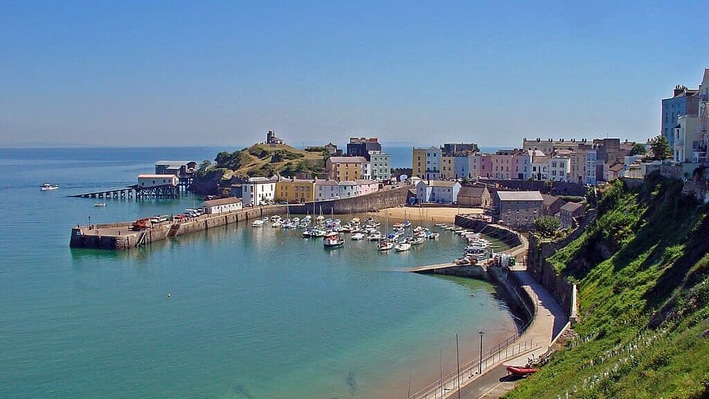 Tenby Harbour, Pembrokeshire.