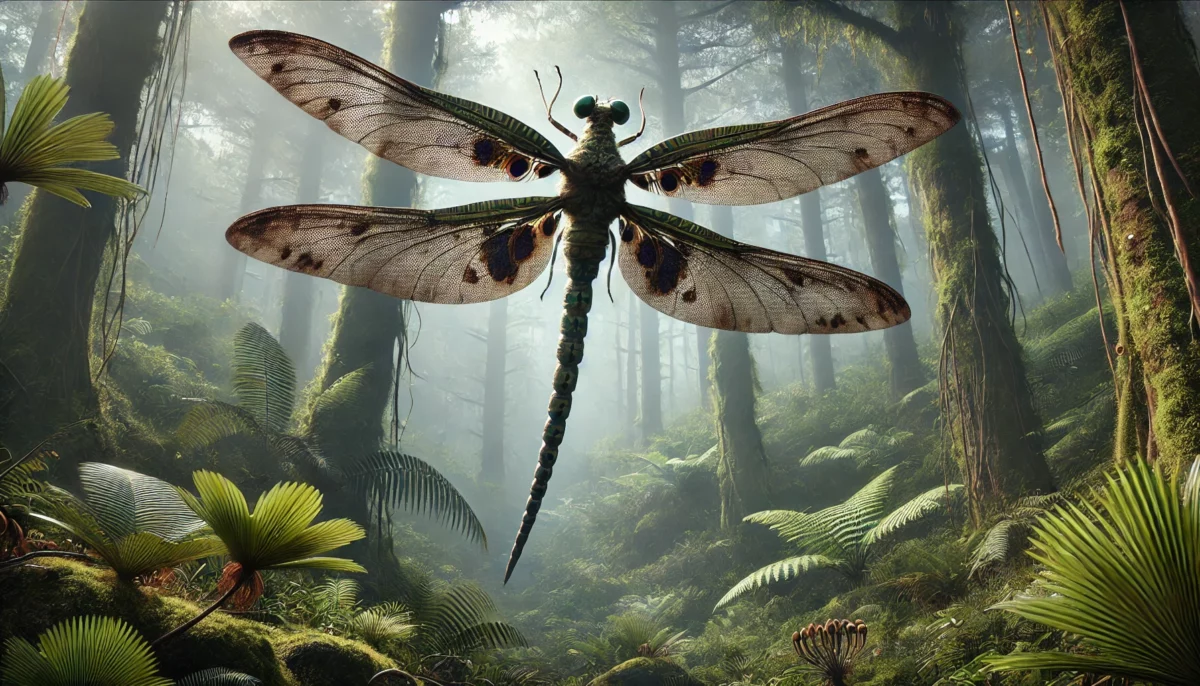 Prehistoric dragonfly