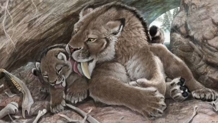 New Findings Show Why and How Even the Fearsome Saber-Toothed Cats Needed Their Mothers