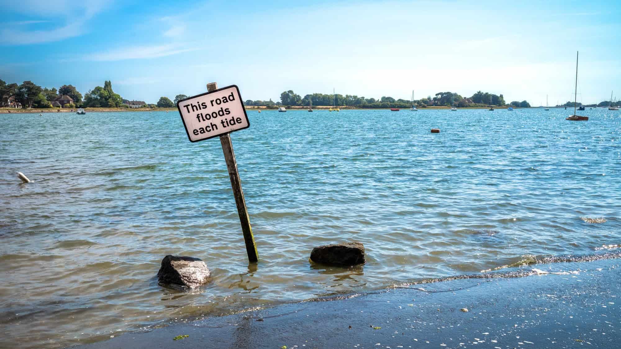 Warning sign.