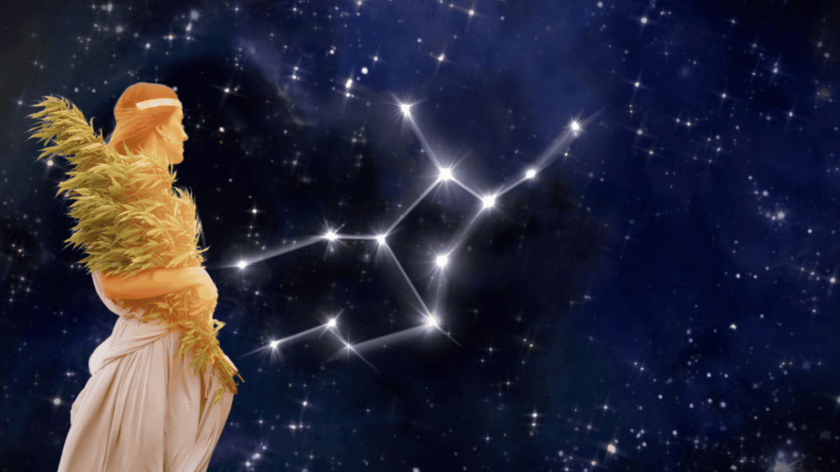 Virgo, the goddess of harvest
