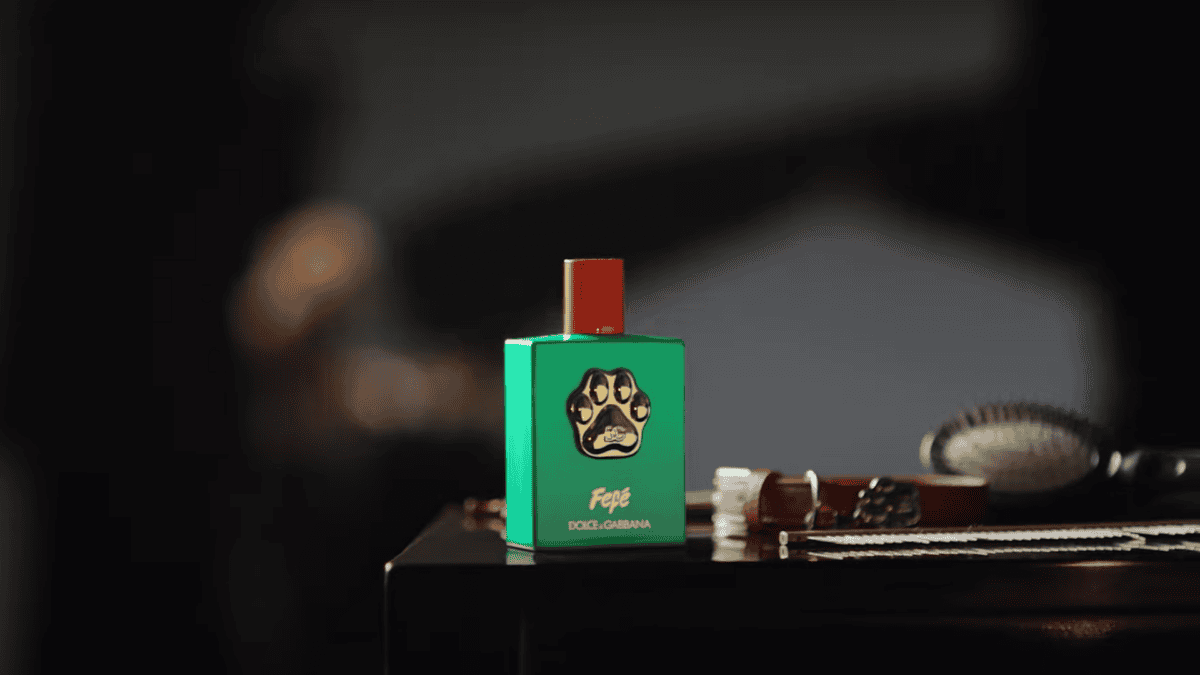 Dolce & Gabbana’s dog perfume, Fefé