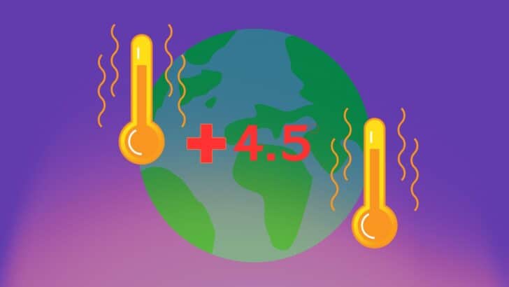 How a 4.5˚C Global Temperature Rise Could Drive Half of All Species to Extinction by 2100