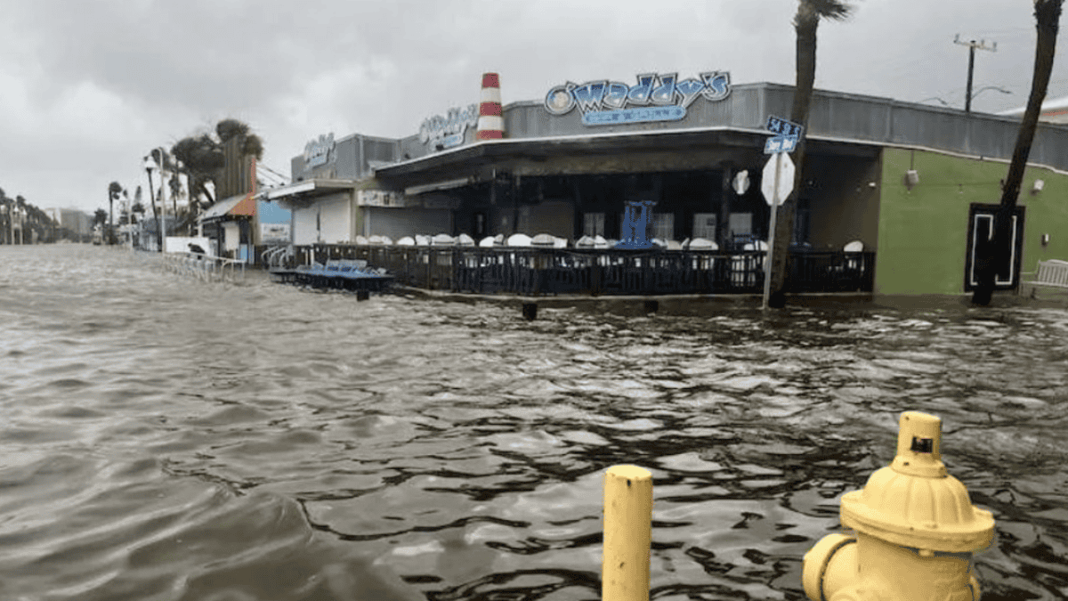 Flooding in Tampa Bay Area