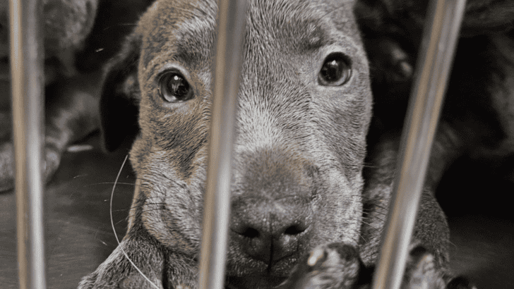 11 Helpless Puppies Abandoned at Busy Intersection Beg To Be Rescued