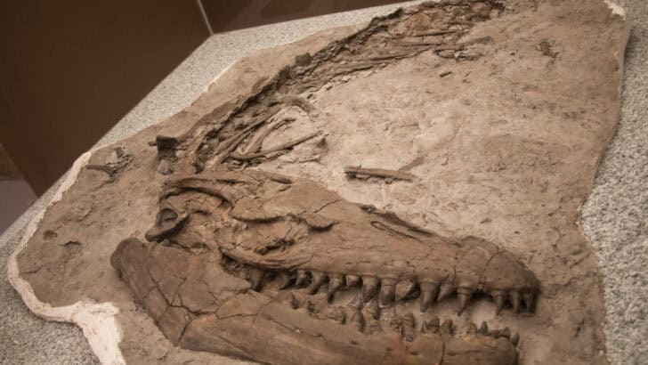 Massive 72-Million-Year-Old “Saw-Toothed” Mosasaur Fossil Sparks Debate Over Authenticity