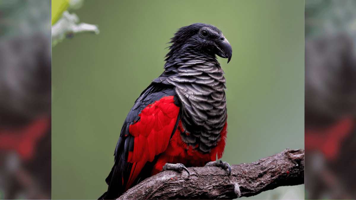 Beautiful Pesquet's Parrot