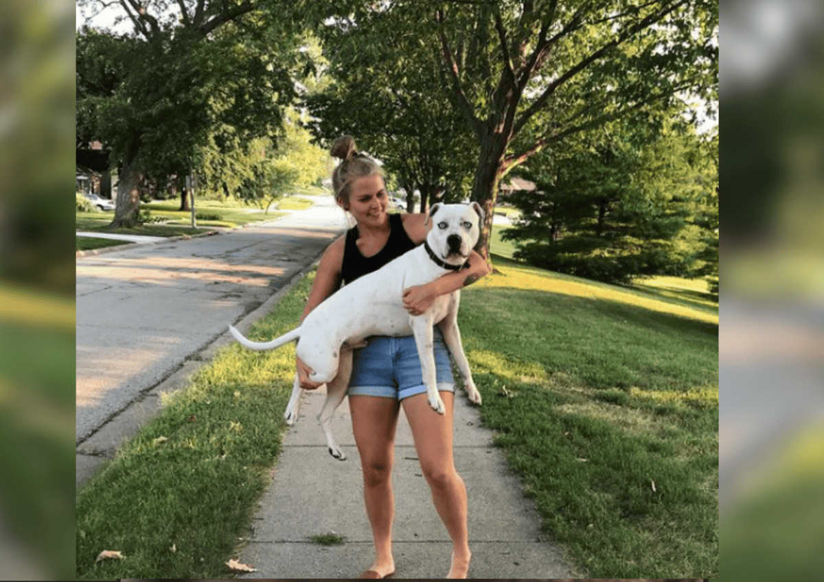 Katelyn with Nacho