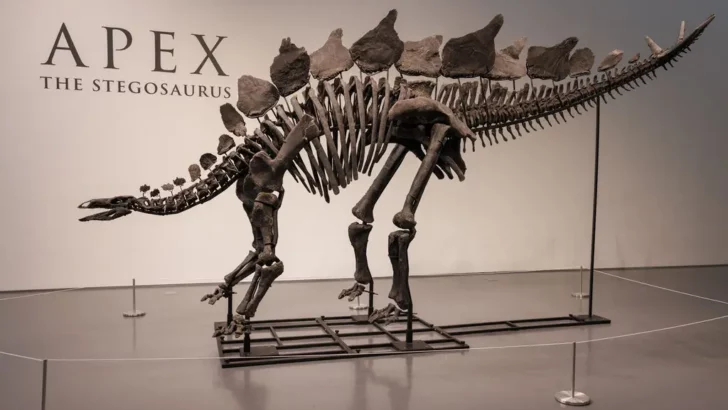 History-Making Stegosaurus Fossil Bought for $44.6 Million Lands in NYC