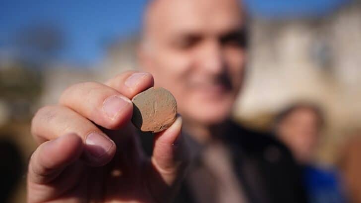 2,300-Year-Old Roman-Era Clay Theater Ticket Discovered at Ancient City of Prusias ad Hypium