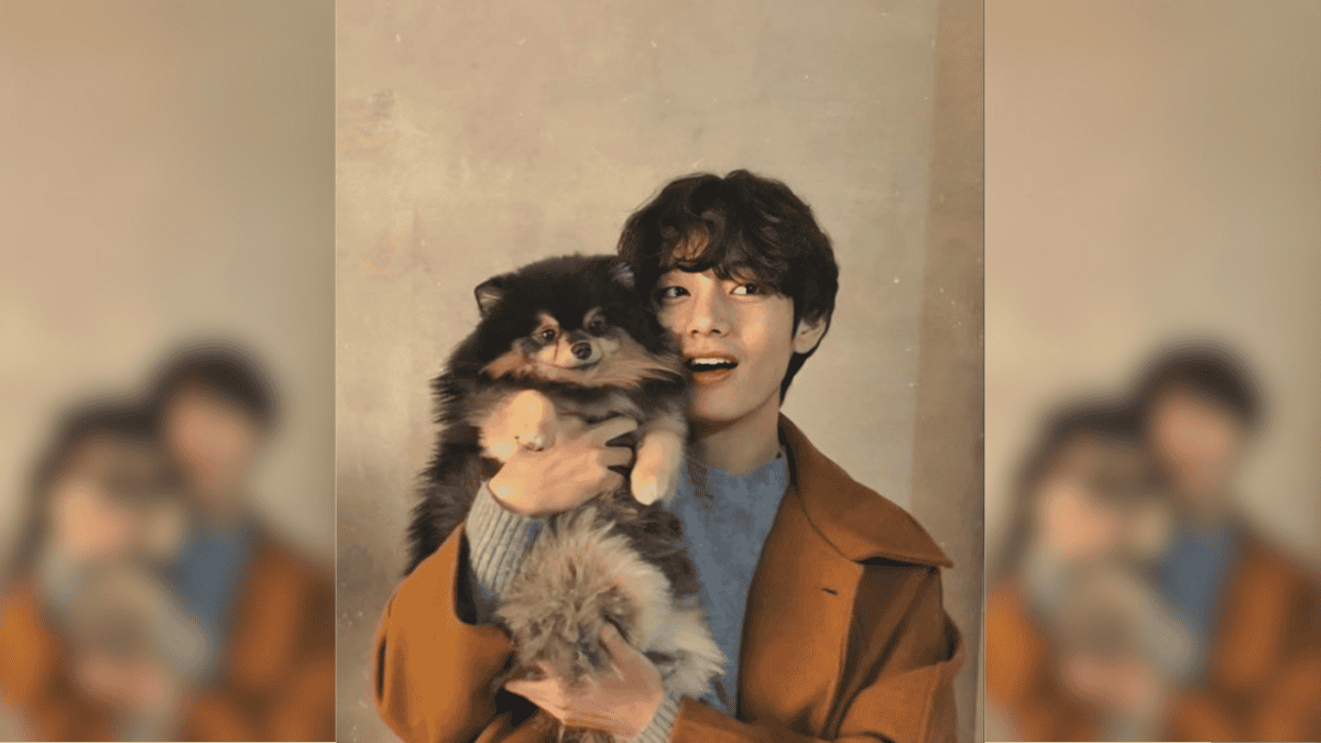 BTS V and Yeontan