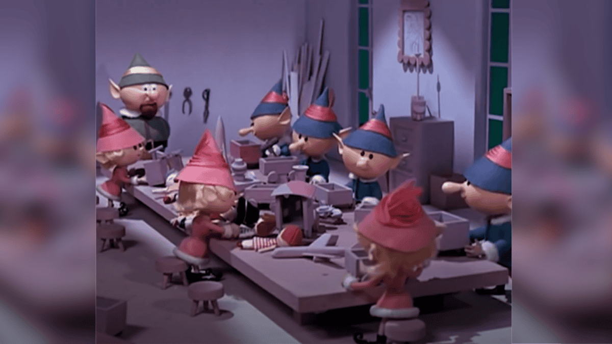 Elves in Rudolph the Red Nosed Reindeer Show 1964