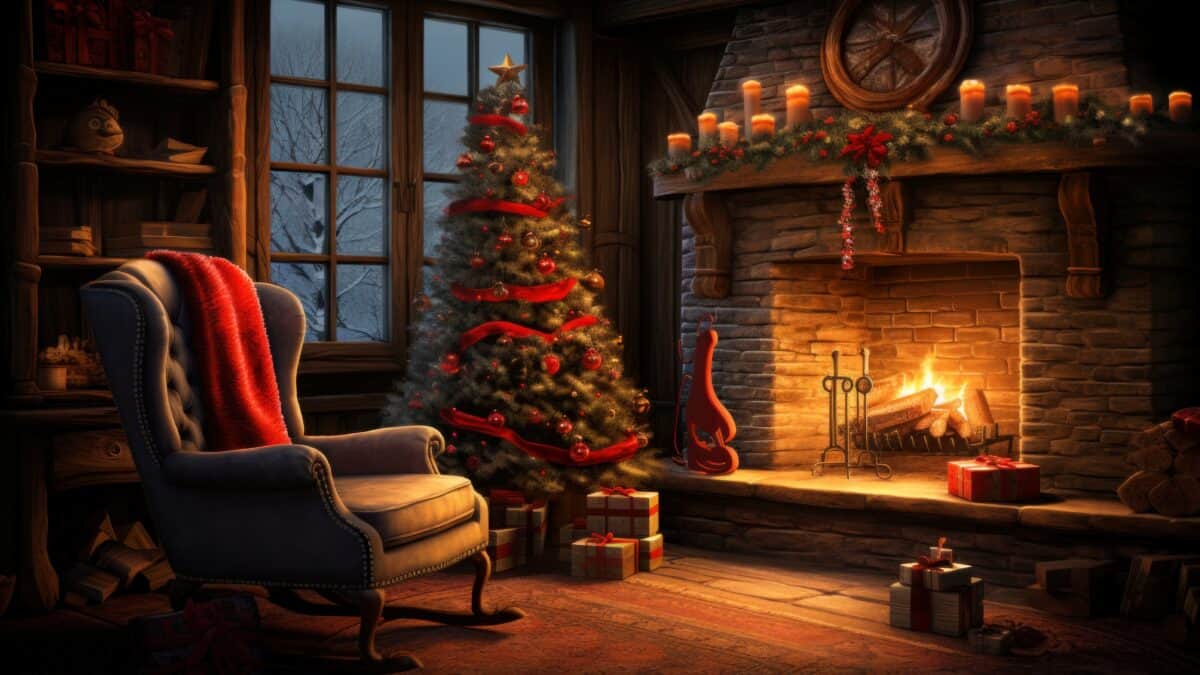 Christmas scene